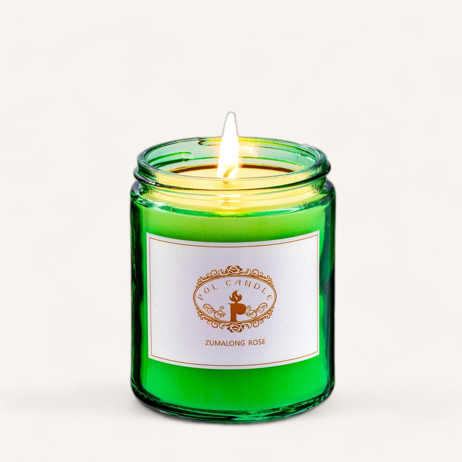 Lime Basil & Mandarin Classic Green Large Jar Scented Candle