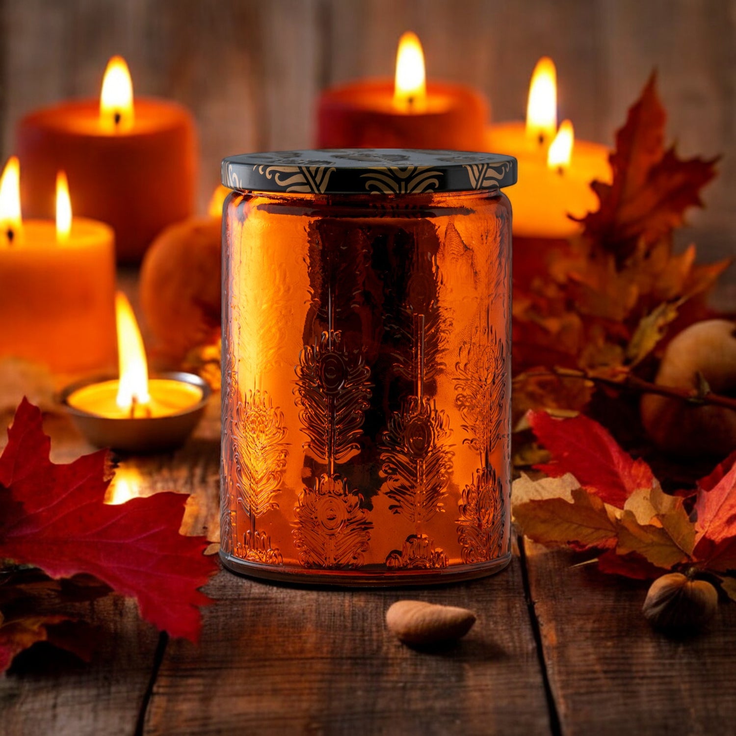 Feather Jar Scented Candle